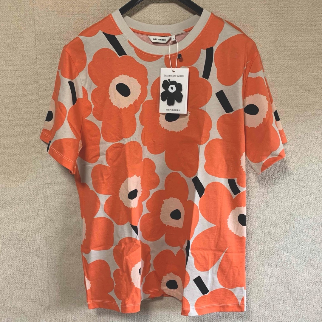 marimekko(マリメッコ)のマリメッコキオスキ Marimekko Kioski Tシャツ オレンジ 半袖 レディースのトップス(Tシャツ(半袖/袖なし))の商品写真