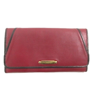 バーバリー(BURBERRY) 財布(レディース)（レッド/赤色系）の通販