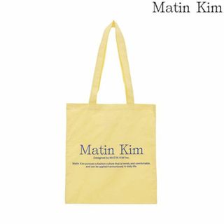 Matin KimマーテインキムMATINPOPPINECOBAG YELLOW(トートバッグ)