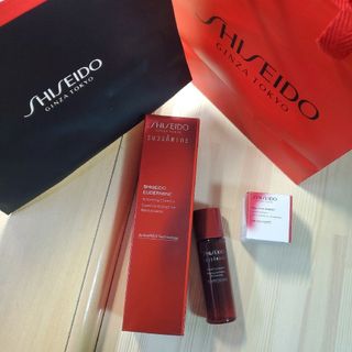 オイデルミン(EUDERMINE（SHISEIDO）)の【新品未使用】資生堂 オイデルミン本体+ミニ&クリーム&専用ポーチ&ショッパー(化粧水/ローション)