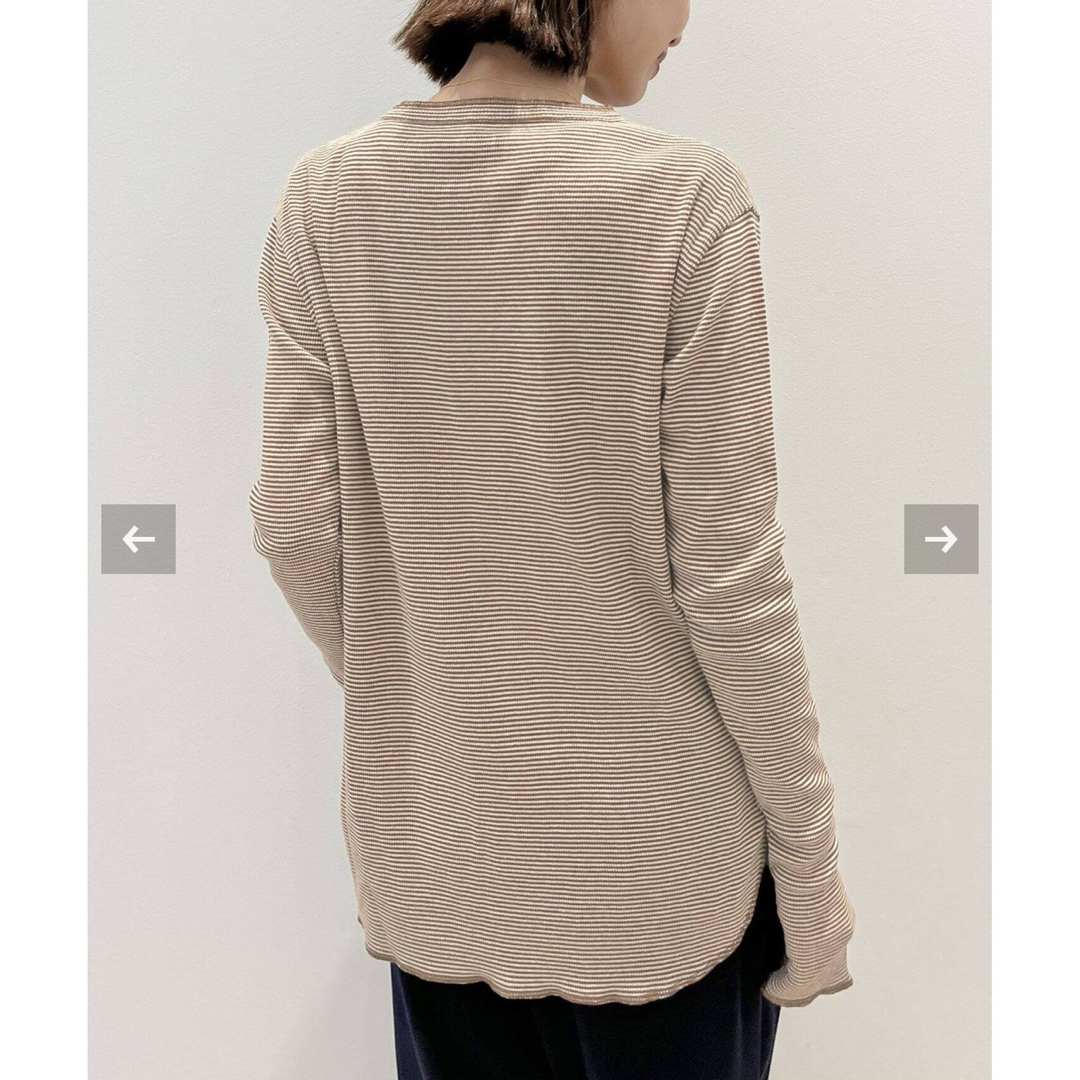 L'Appartement DEUXIEME CLASSE(アパルトモンドゥーズィエムクラス)のL'Appartement Border Rib Longsleeve T-sh レディースのトップス(カットソー(長袖/七分))の商品写真