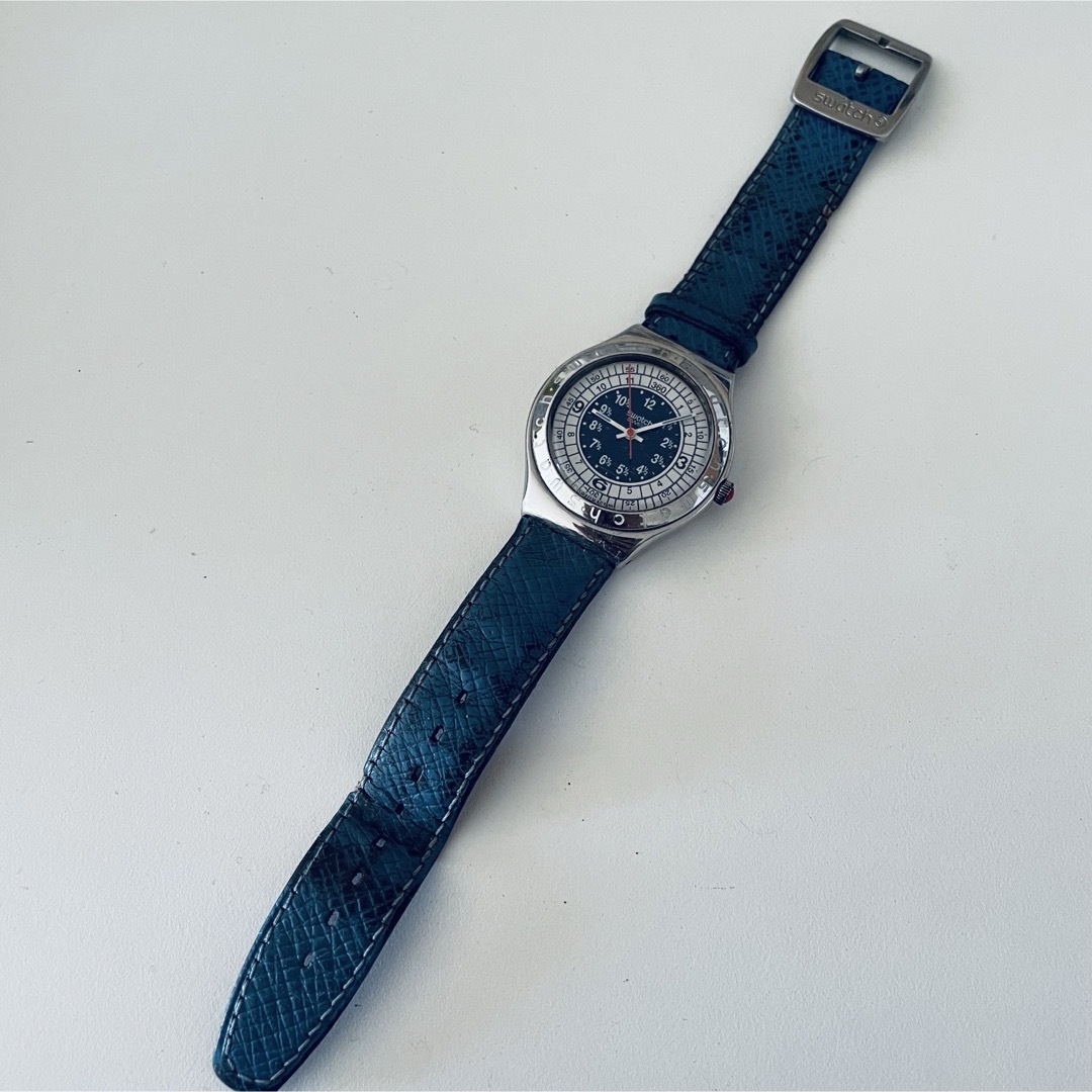 swatch(スウォッチ)のジャンク品　SWATCH PATENTED クォーツ腕時計　レトロ メンズの時計(腕時計(アナログ))の商品写真