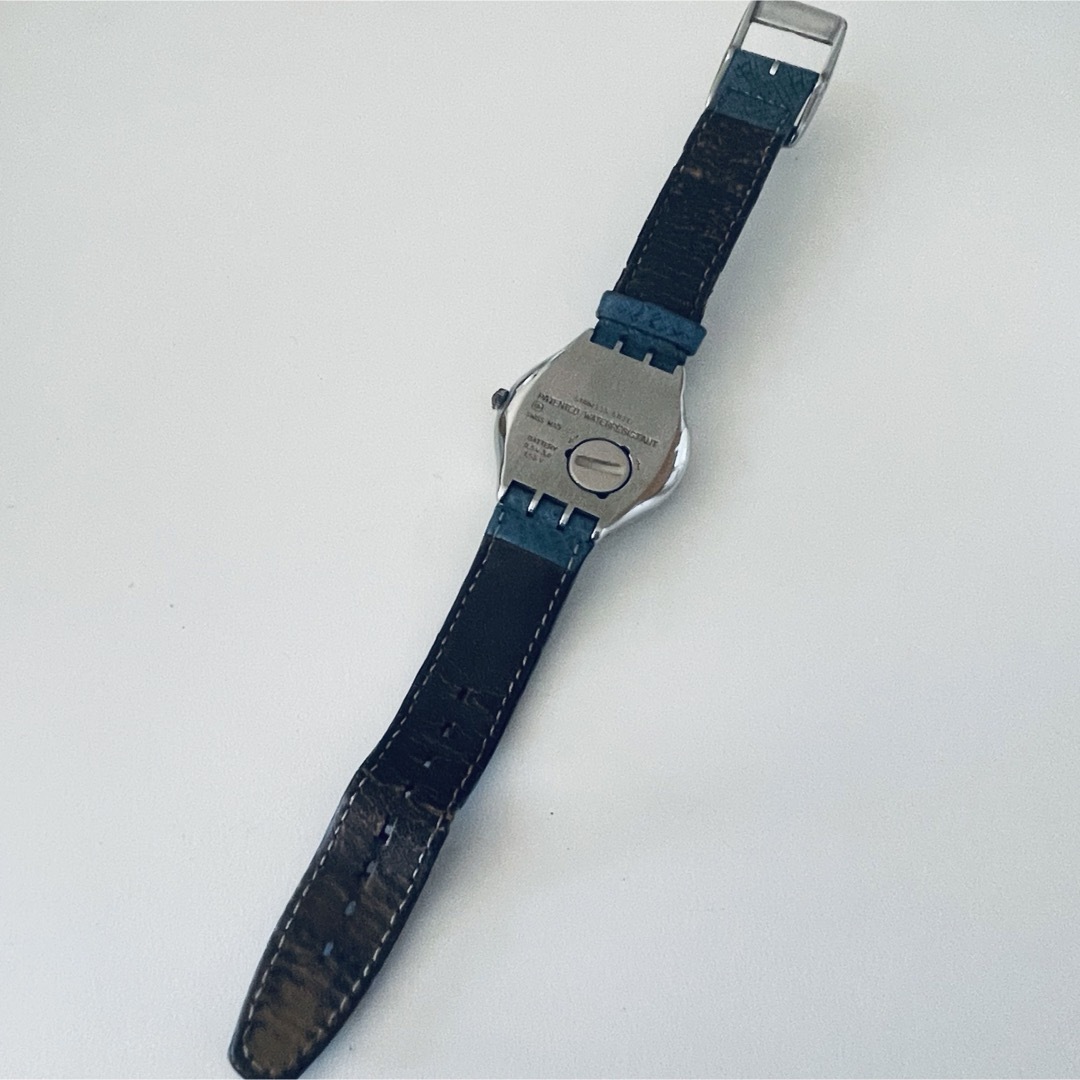 swatch(スウォッチ)のジャンク品　SWATCH PATENTED クォーツ腕時計　レトロ メンズの時計(腕時計(アナログ))の商品写真