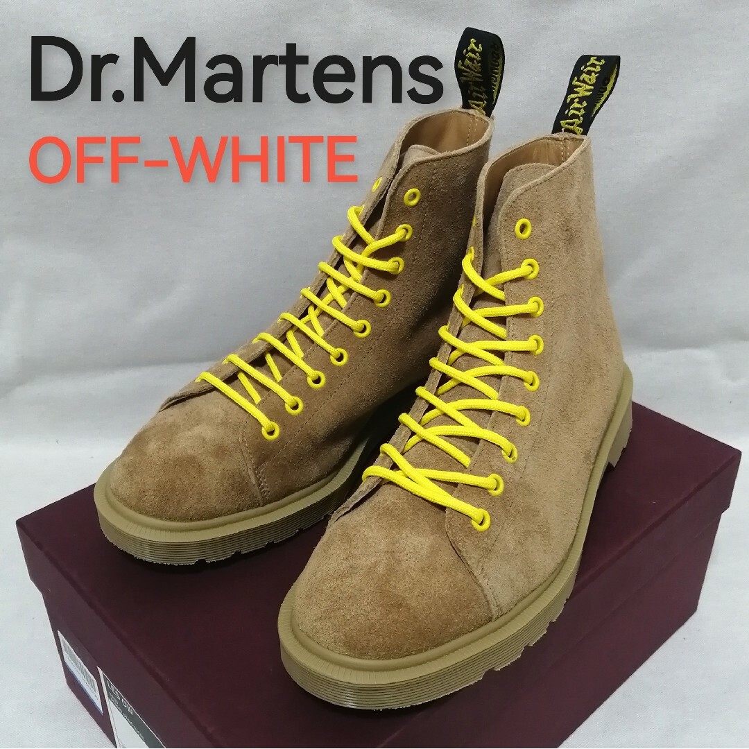 Dr.Martens(ドクターマーチン)の★英国製★デッドストック・メンズ★ダブルネーム オフホワイト　ドクターマーチン メンズの靴/シューズ(ブーツ)の商品写真