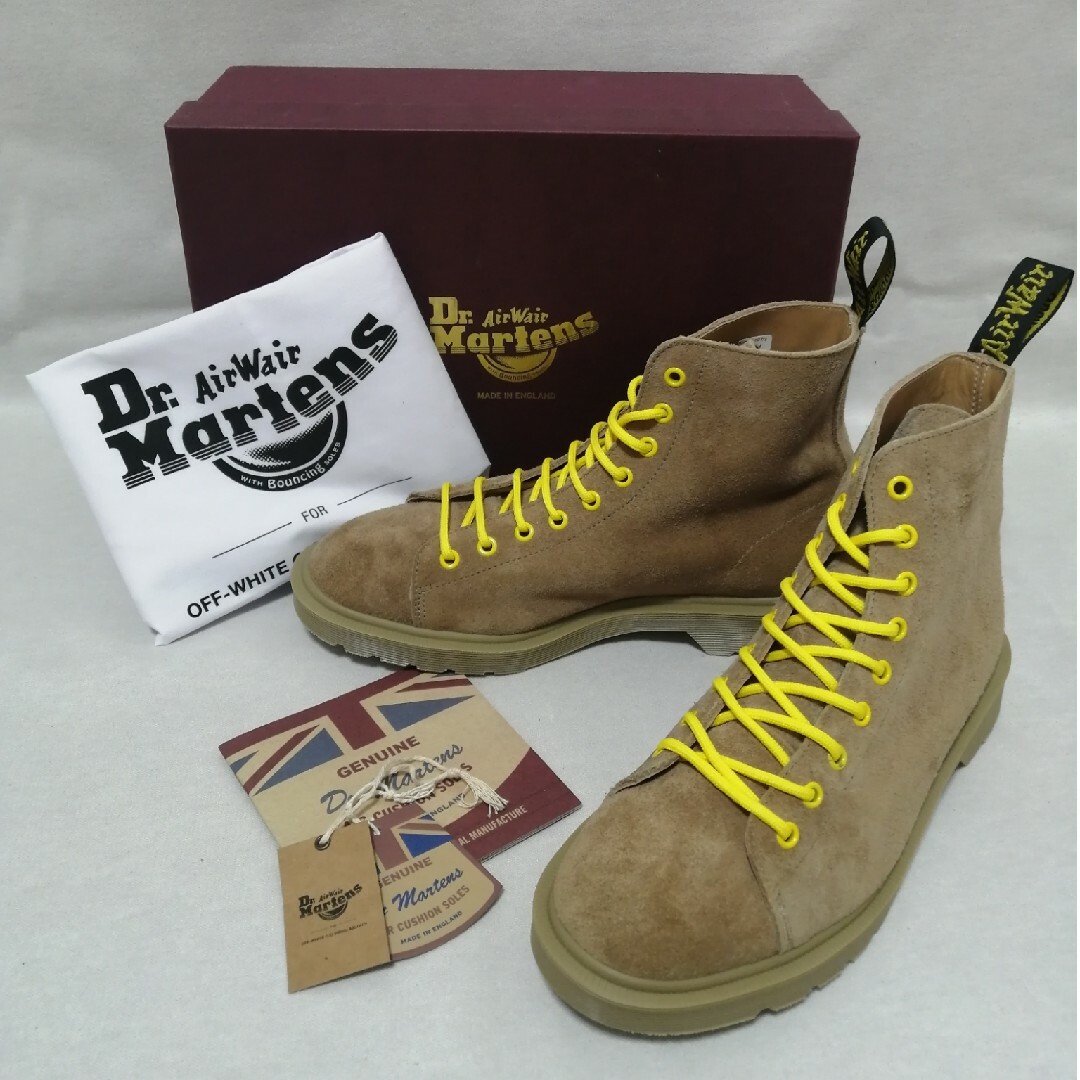 Dr.Martens(ドクターマーチン)の★英国製★デッドストック・メンズ★ダブルネーム オフホワイト　ドクターマーチン メンズの靴/シューズ(ブーツ)の商品写真