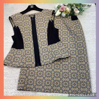 HIROKO BIS - HIROKO BIS ヒロコビス スカート ジャケット ベスト 3点 HIROKO BIS - HIROKO BIS ヒロコビス スカート ジャケット ベスト 3点