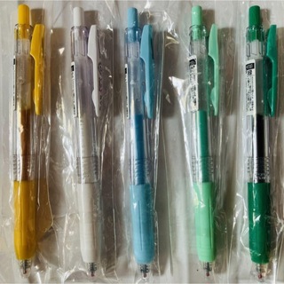 ゼブラ(ZEBRA)の新品 5本セット ゼブラ サラサクリップ カラーボールペン 05mm 水性顔料(ペン/マーカー)