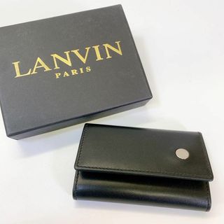 LANVIN - 3142 新品 ランバン LANVIN キーケース 6連 黒 メンズ