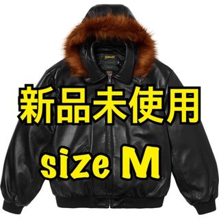 シュプリーム(Supreme)のSupreme Schott Hooded Leather Bomber M(レザージャケット)