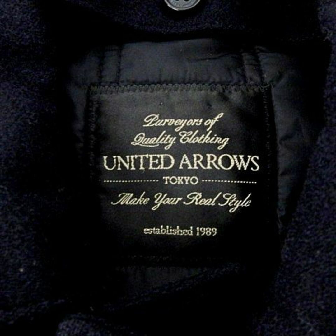 UNITED ARROWS(ユナイテッドアローズ)のユナイテッドアローズ ライナー付き ステンカラーコート ウール L 紺IBO49 メンズのジャケット/アウター(その他)の商品写真