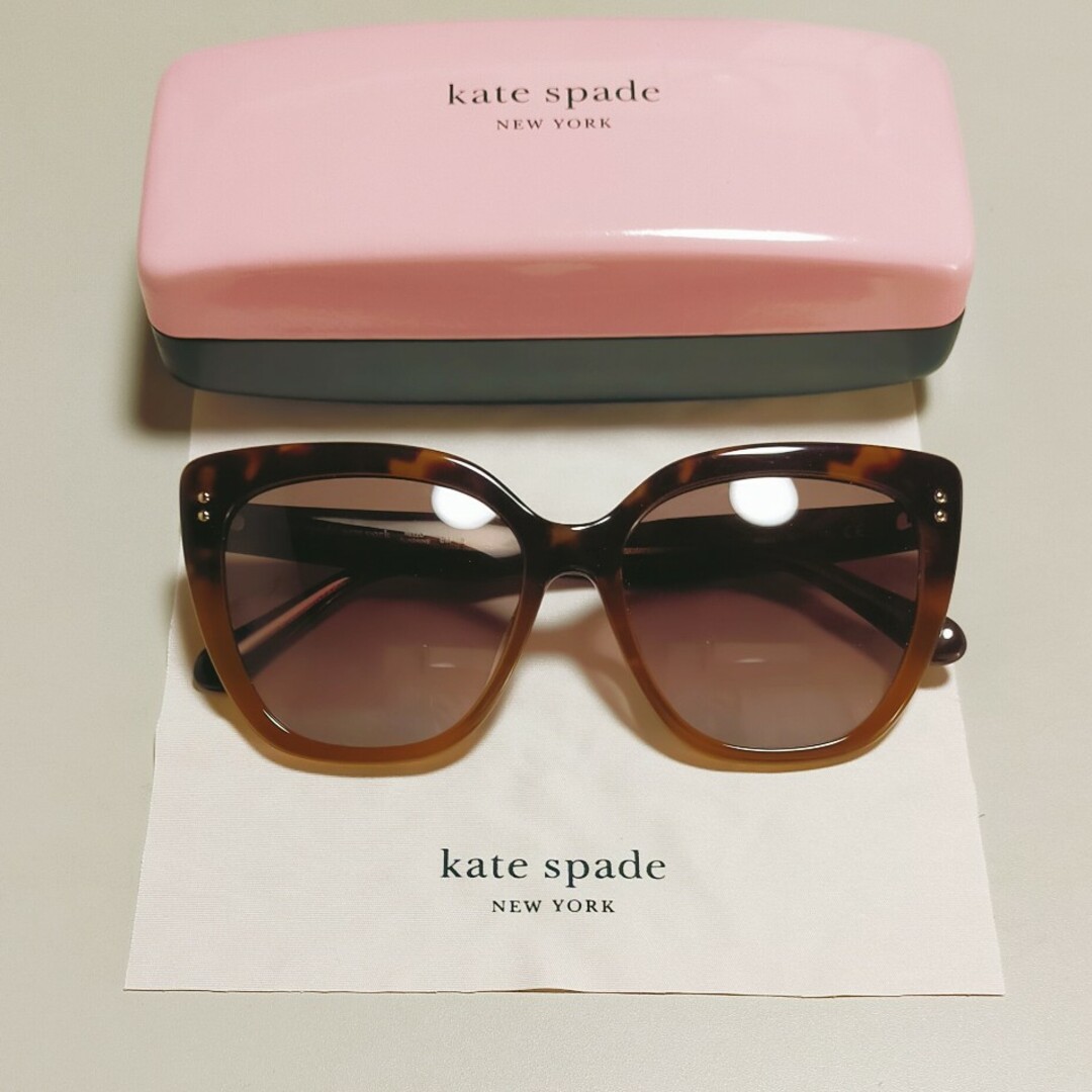 kate spade new york(ケイトスペードニューヨーク)のまろん様　ケイトスペード　サングラス レディースのファッション小物(サングラス/メガネ)の商品写真