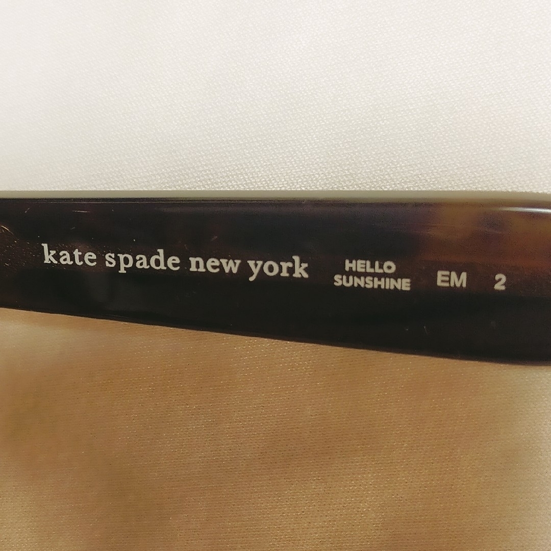 kate spade new york(ケイトスペードニューヨーク)のまろん様　ケイトスペード　サングラス レディースのファッション小物(サングラス/メガネ)の商品写真