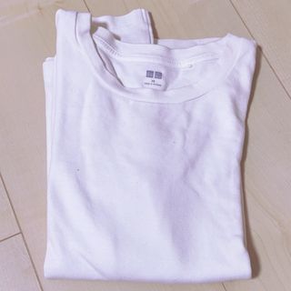 ユニクロ(UNIQLO)のUNIQLO コットンシャツ　長袖(シャツ/ブラウス(長袖/七分))