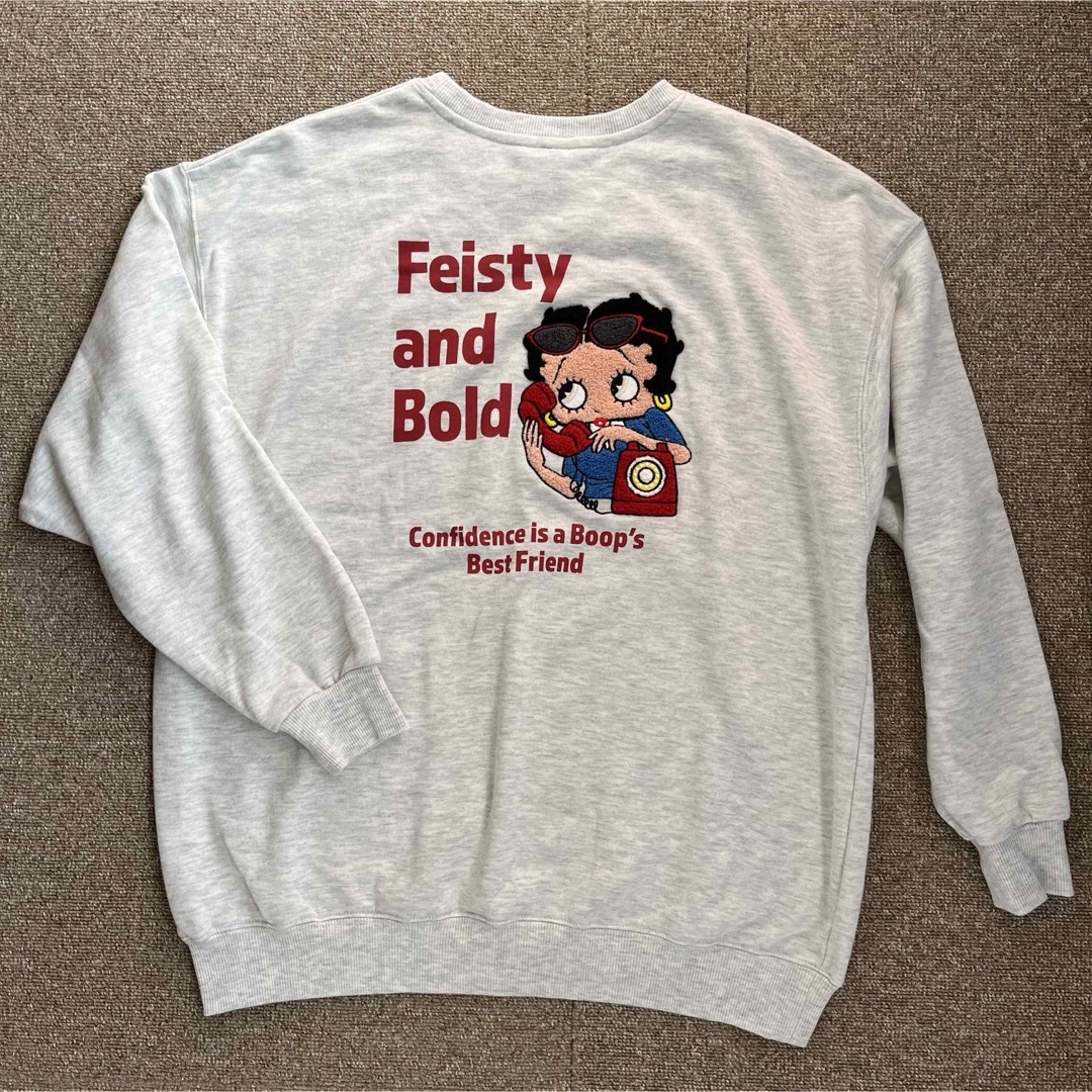 Betty Boop(ベティブープ)のBetty Boop トレーナー スウェット レディースのトップス(トレーナー/スウェット)の商品写真