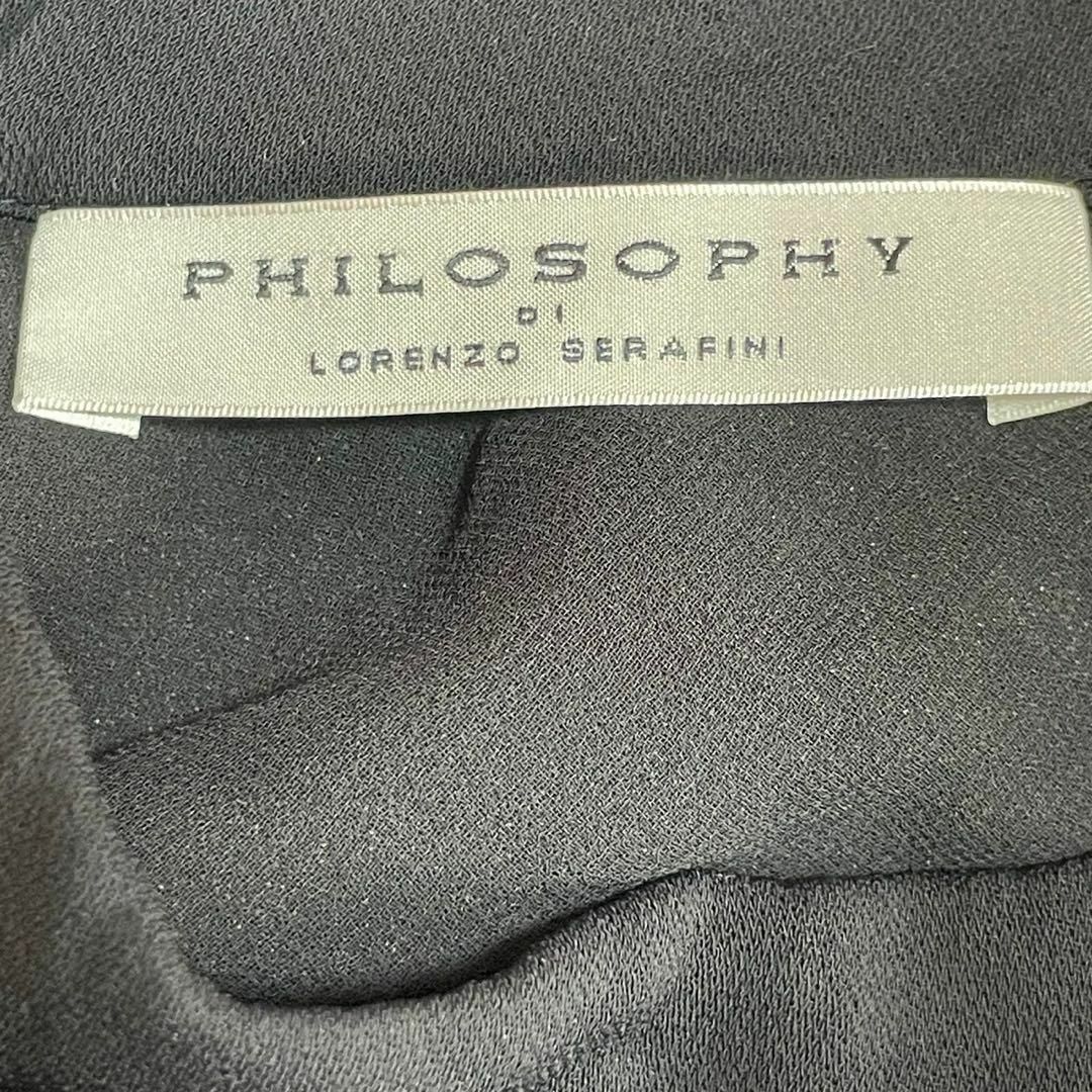 PHILOSOPHY フィロソフィー　オールインワン　ブラック　サイズI/46 レディースのパンツ(サロペット/オーバーオール)の商品写真