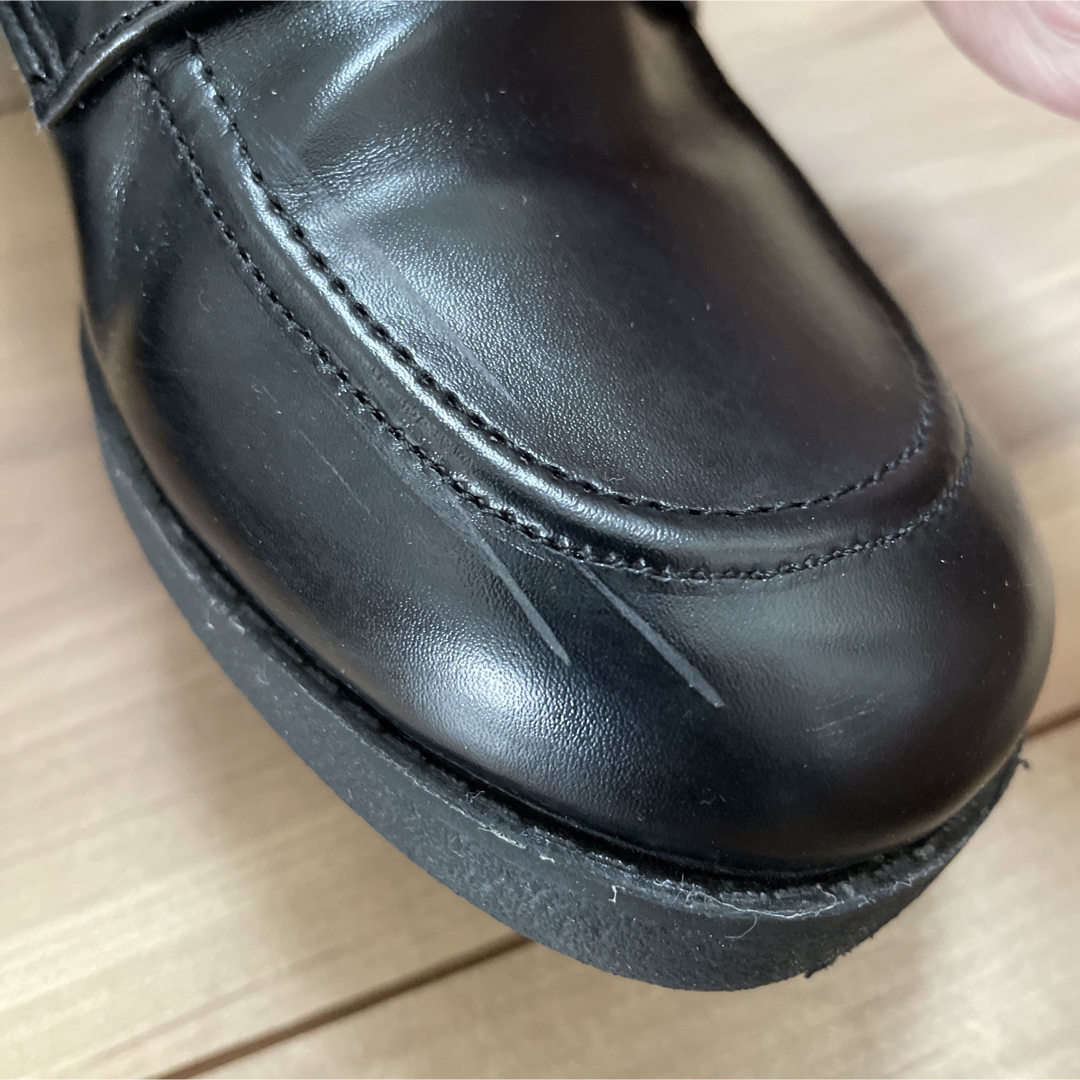 キッズ ローファー 黒　21㎝ キッズ/ベビー/マタニティのキッズ靴/シューズ(15cm~)(ローファー)の商品写真