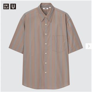 ユニクロ(UNIQLO)の新品　UNIQLO U オーバーサイズストライプシャツ　XL(シャツ)