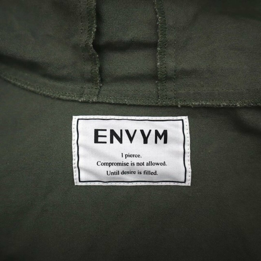 ENVYM(アンビー)のアンビー ENVYM ミリタリー ワイド パーカー ジャケット カーキグリーン レディースのトップス(パーカー)の商品写真