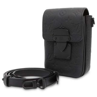 LOUIS VUITTON - ルイヴィトン ショルダーバッグ モノグラム Sロック ヴェルティカル・ウエアラブル ウォレット M81524 メンズ 黒