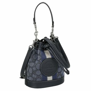 コーチ(COACH)の未使用 正規品 コーチ バッグ レディース ネイビー ブラック シグネチャー(ショルダーバッグ)