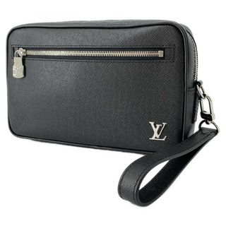 ルイヴィトン(LOUIS VUITTON)のルイヴィトン クラッチバッグ タイガ ポシェット・カサイ M30441 LOUIS VUITTON メンズ 黒(セカンドバッグ/クラッチバッグ)