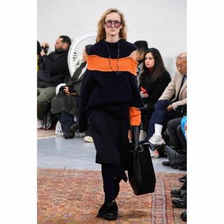 サカイ(sacai)の【美品】サカイ 19AW ジップアタッチメントニット M ネイビー 名作ニット(ニット/セーター)