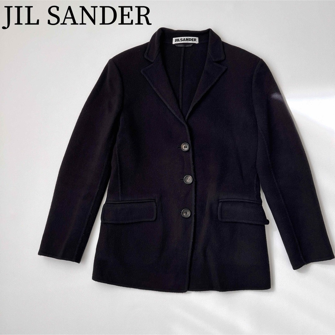 Jil Sander(ジルサンダー)のJIL SANDER ジルサンダー　ウールジャケット　テーラードジャケット レディースのジャケット/アウター(テーラードジャケット)の商品写真