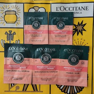 ロクシタン(L'OCCITANE)のロクシタンノベルティサンプルヘアトリートメントなど5点(ノベルティグッズ)