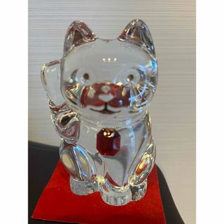 バカラ(Baccarat)のまいぬ様　おまとめ　バカラ　招き猫　スワローズコンテナ(置物)