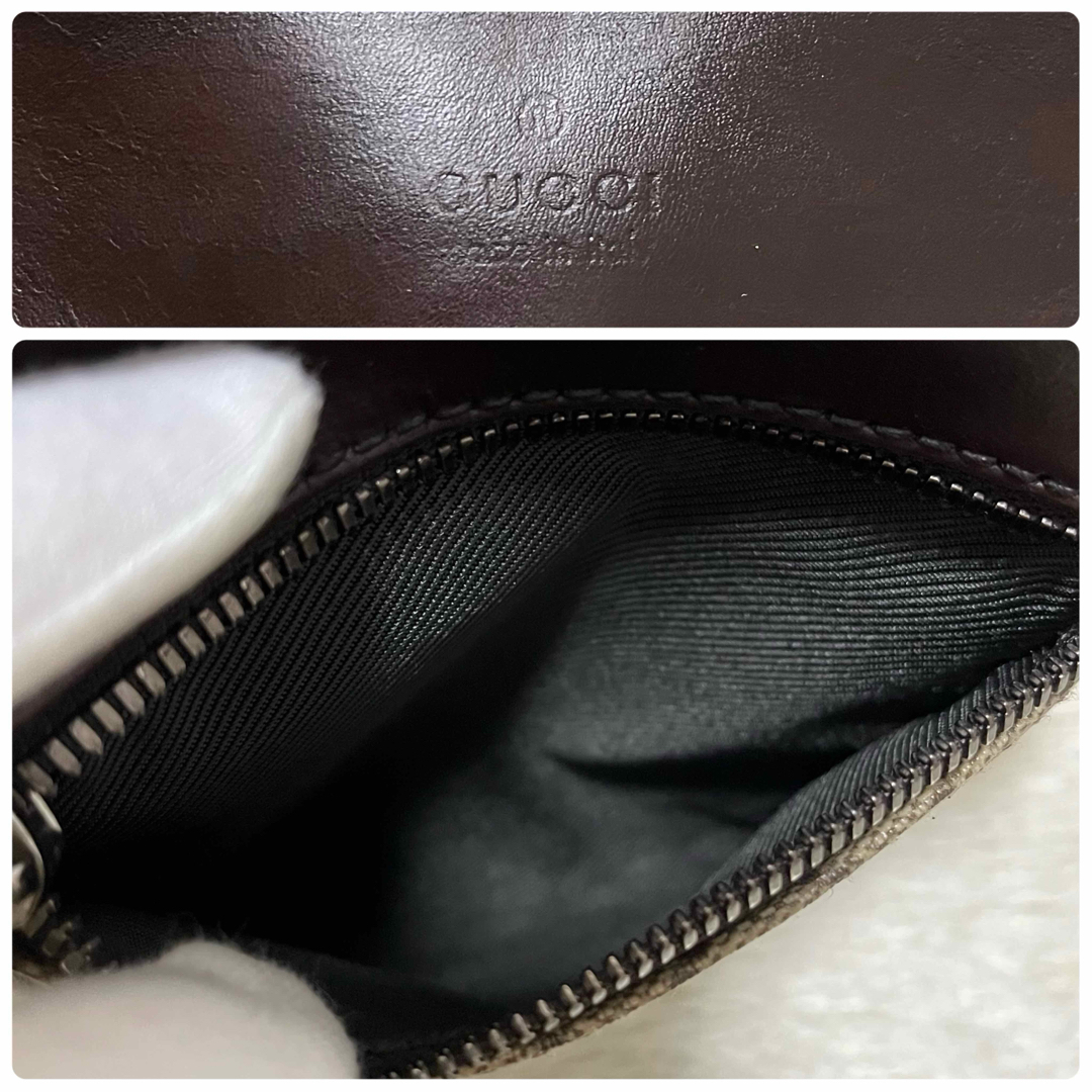 Gucci(グッチ)の720✨美品✨グッチ ショルダーバッグ GGスプリーム PVC レザー 斜め掛け レディースのバッグ(ショルダーバッグ)の商品写真