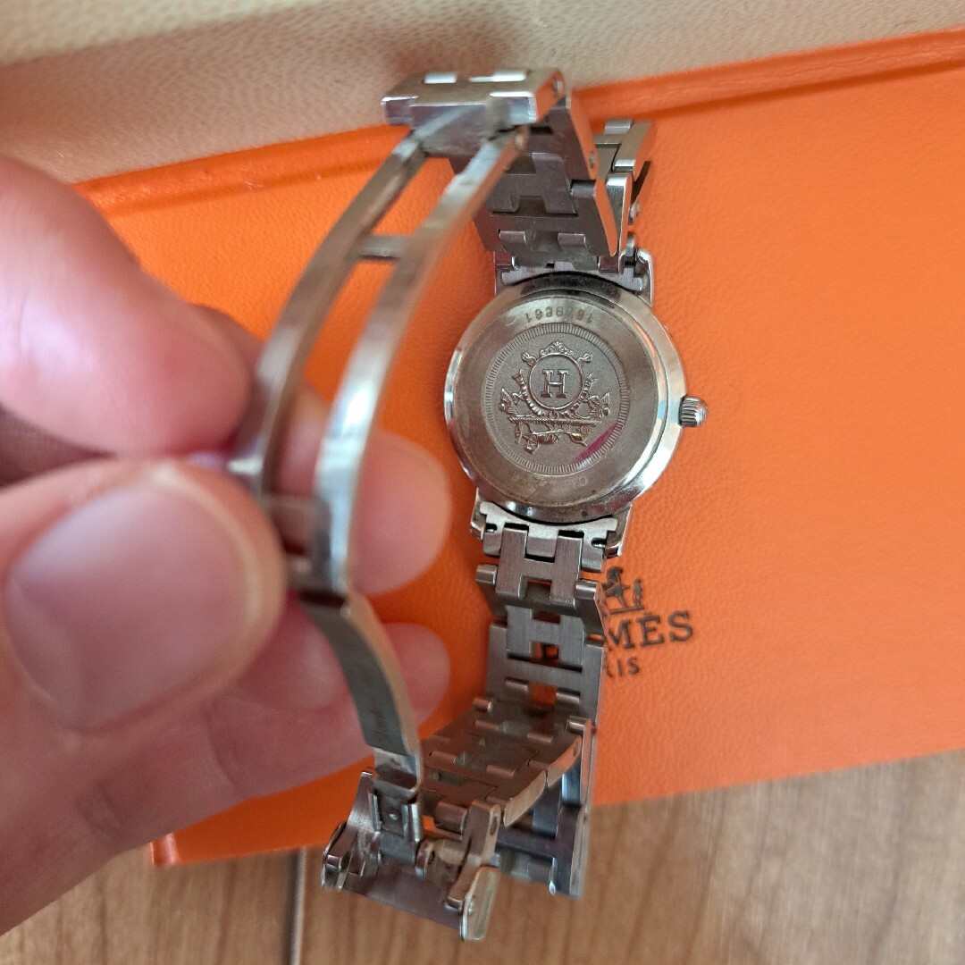 Hermes(エルメス)のHERMES☆クリッパー腕時計　ピンクゴールド レディースのファッション小物(腕時計)の商品写真