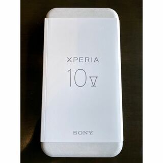 エクスペリア(Xperia)のXperia 10V ホワイト【新品未開封】(スマートフォン本体)
