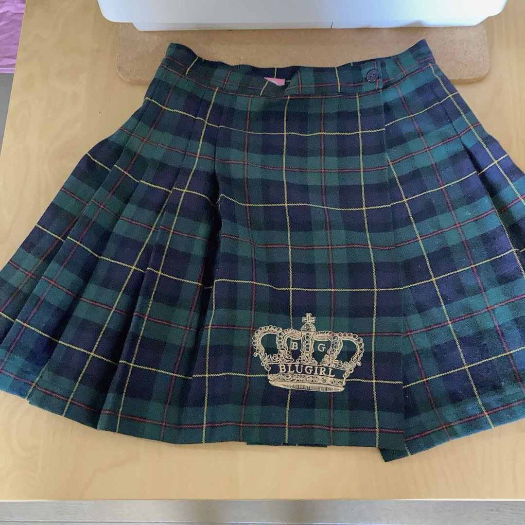 Blugirl(ブルーガール)のBLUGIRL ♡ タータンチェック巻きスカート グリーン レディースのスカート(ひざ丈スカート)の商品写真