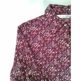 スピックアンドスパン(Spick & Span)のSPICK&SPAN スピックアンドスパン 花柄シャツ Sサイズ（36）(Tシャツ(長袖/七分))