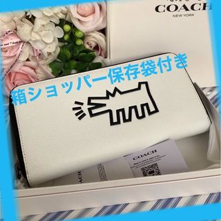 COACH - 新品未使用　COACH長財布メンズ　コーチ×キースヘリングコラボ　男女兼用