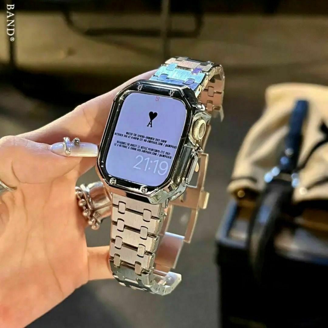 Apple Watch(アップルウォッチ)のApple watch アップルウォッチ バンド ベルト 2点セット　男女兼用 レディースのファッション小物(腕時計)の商品写真