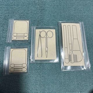 ムジルシリョウヒン(MUJI (無印良品))の→新品〒無印良品 EVAクリアケース ミニ、小、中おまとめ(その他)