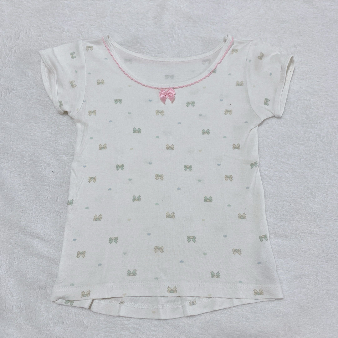 かな様専用♡女の子肌着　半袖肌着　5枚セット キッズ/ベビー/マタニティのキッズ服女の子用(90cm~)(下着)の商品写真