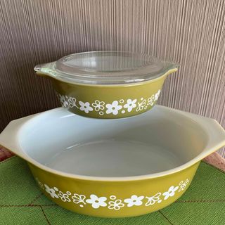 パイレックス(Pyrex)のパイレックス　デイジーキャセロールセット(容器)