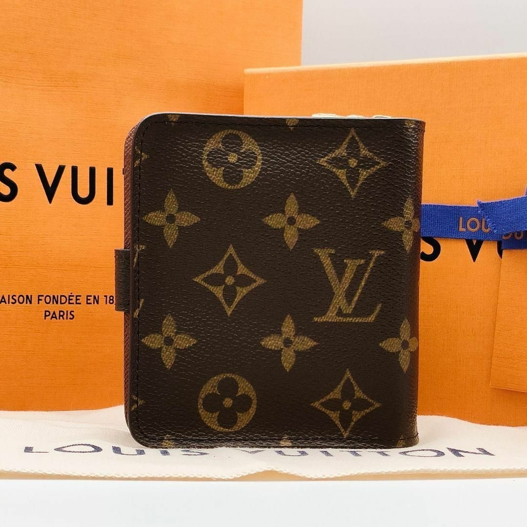 LOUIS VUITTON(ルイヴィトン)のルイヴィトン✨モノグラム✨コンパクトジップ✨二つ折り財布 レディースのファッション小物(財布)の商品写真