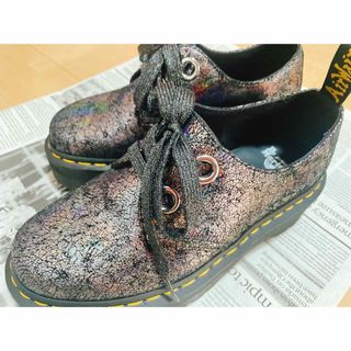 ドクターマーチン(Dr.Martens)のドクターマーチン　シルバーラメ　厚底(ブーツ)