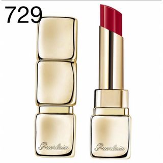 ゲラン(GUERLAIN)の新品未使用　ゲラン キスキス シャイン ブルーム / 729 デイジー レッド(口紅)