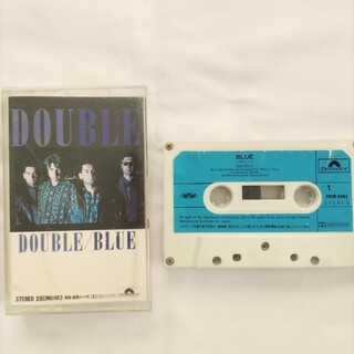 1980年代 レア カセットテープ【DOUBLEドゥーブル/BLUE】(ポップス/ロック(洋楽))