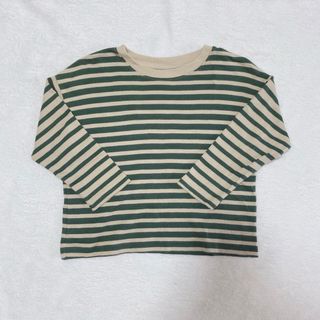 ユニクロ(UNIQLO)の【UNIQLO】ボーダーロンT  ユニクロ子供服(Tシャツ/カットソー)