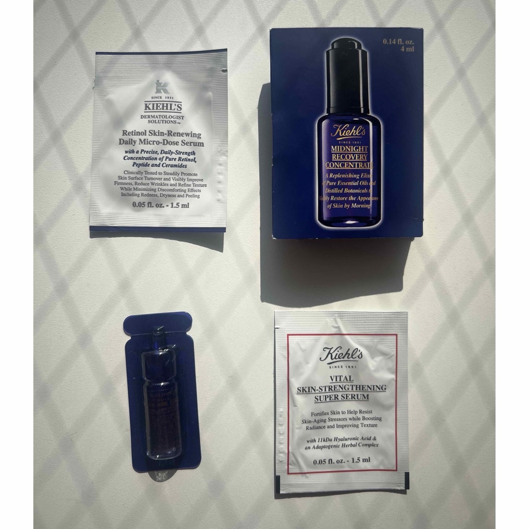 Kiehl's(キールズ)のキールズ　KIEHL‘S サンプルセット　4点 コスメ/美容のキット/セット(サンプル/トライアルキット)の商品写真