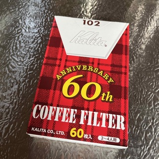 カリタ(Kalita)のカリタ コーヒーフィルター102 60th(その他)