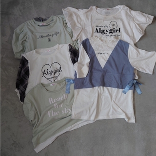 アルジー(ALGY)の女の子　ALGY　Mサイズ半袖セット(Tシャツ/カットソー)