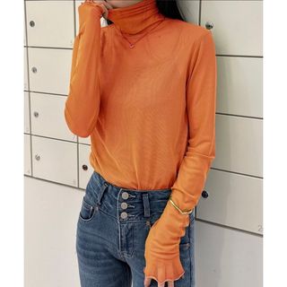 ザラ(ZARA)のシアー　トップス(シャツ/ブラウス(長袖/七分))