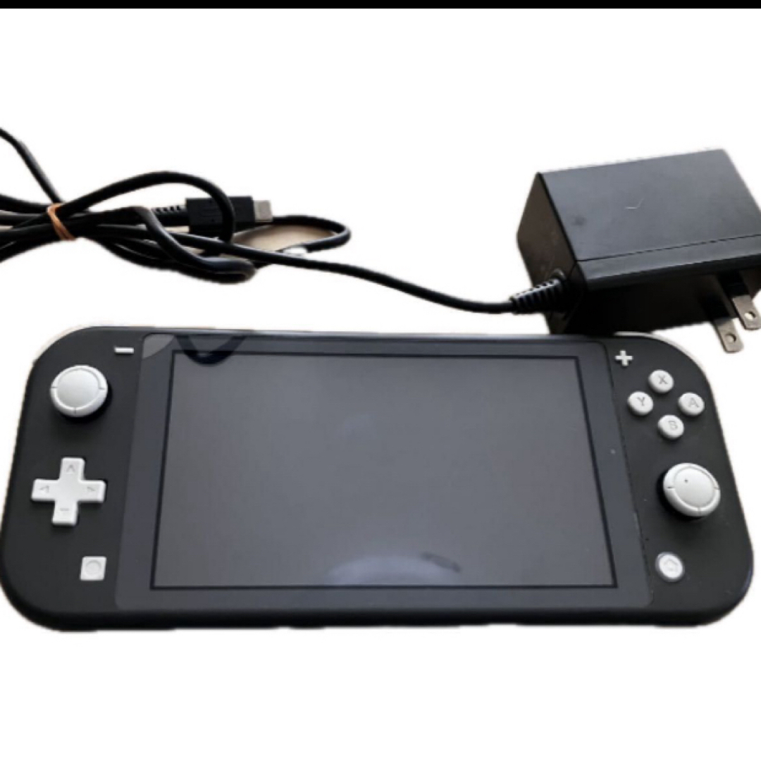 Nintendo Switch スイッチライト　グレー　完動品　充電器付き エンタメ/ホビーのゲームソフト/ゲーム機本体(携帯用ゲーム機本体)の商品写真
