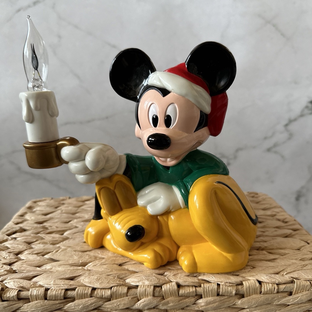 Disney(ディズニー)のレア　ディズニー　ミッキー　ミニー　クリスマス　ライトインテリア　ランタン インテリア/住まい/日用品のインテリア小物(置物)の商品写真